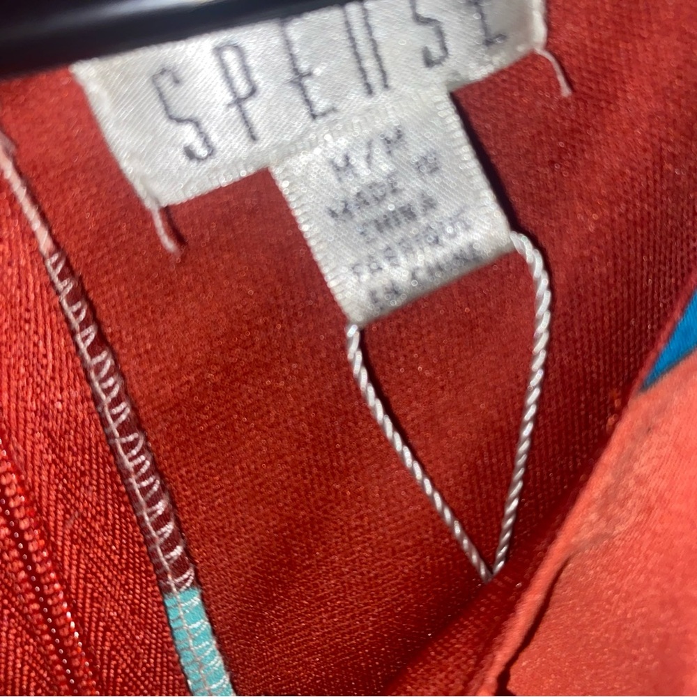 SPENSE Brand Colored striped jumpsuit. Size medium. - Picture 3 of 4